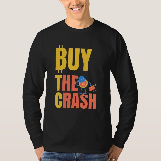 Camiseta Comprar El Crash Cripto Bitcoin Btc (Anverso)