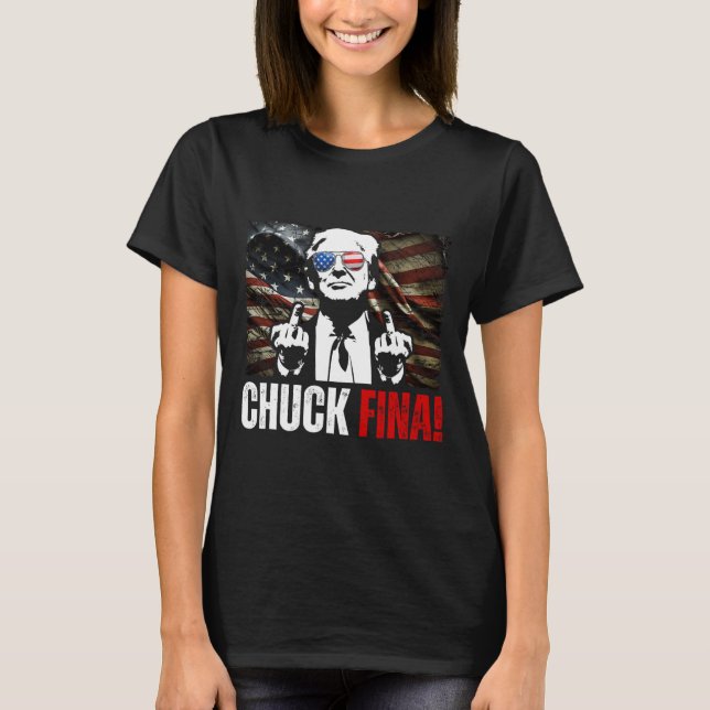 Camiseta Comprar el Día de la Liberación Comercial de Chuck (Anverso)
