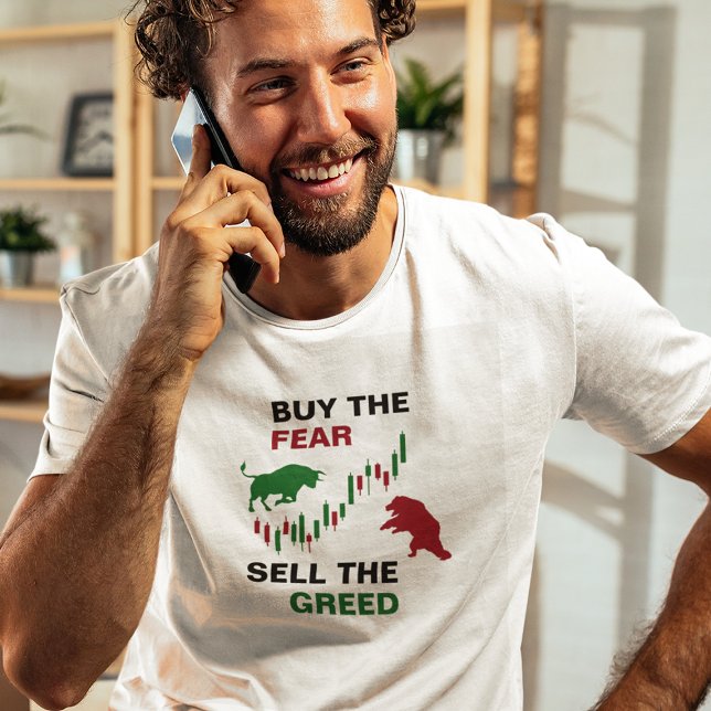 Camiseta Comprar El Miedo / Vender El Comerciante De Valore (Subido por el creador)