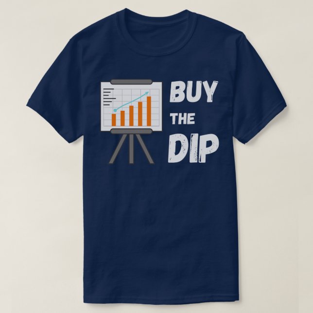 Camiseta Comprar El Valor Temporal Del Mercado De La Dip In (Diseño del anverso)