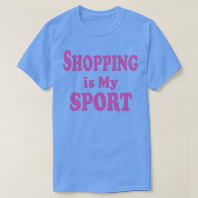 Camiseta comprar es mi deporte 2 (Diseño del anverso)
