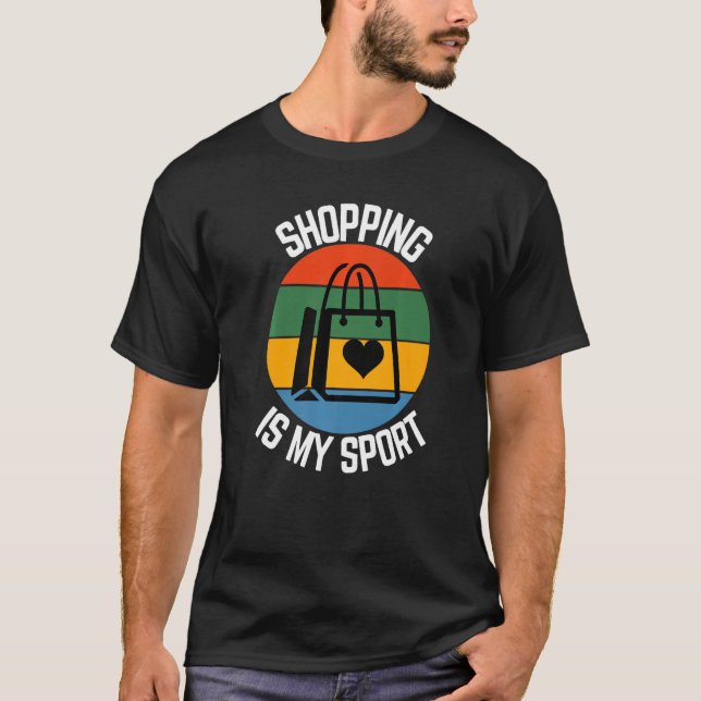 Camiseta Comprar Es Mi Deporte, Hinchas De Compras (Anverso)