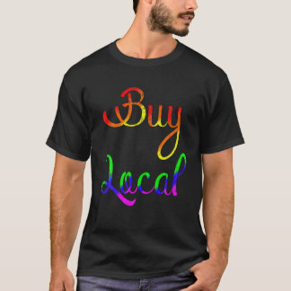 Camiseta Comprar Granjeros Locales Profesionales Vegan Powe