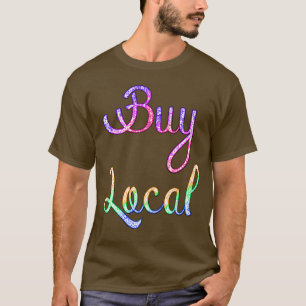 Camiseta Comprar Granjeros Locales Profesionales Vegan Powe