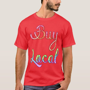 Camiseta Comprar Granjeros Locales Profesionales Vegan Powe