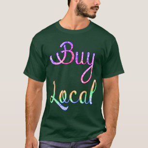 Camiseta Comprar Granjeros Locales Profesionales Vegan Powe