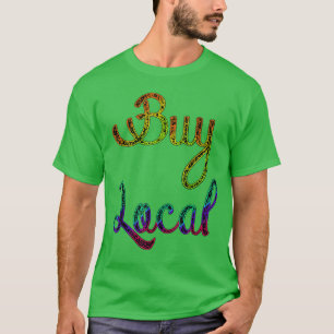 Camiseta Comprar Granjeros Locales Profesionales Vegan Powe
