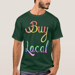 Camiseta Comprar Granjeros Locales Profesionales Vegan Powe