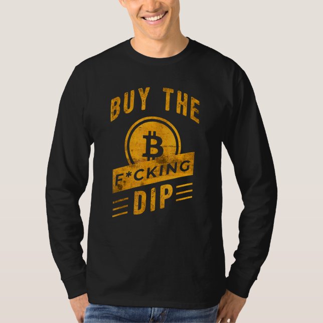 Camiseta Comprar La Criptodivisa Del Lema De Bitcoin De Cri (Anverso)