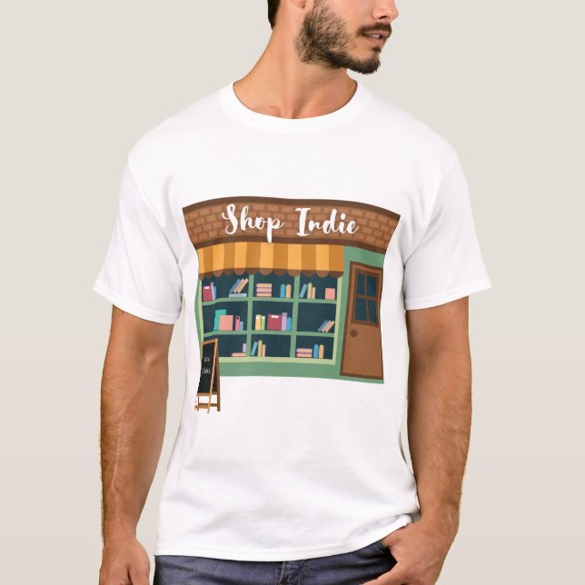 Camiseta Comprar librerías independientes (Anverso)
