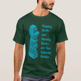 Camiseta Comprar libros leyendo libros