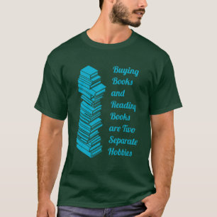 Camiseta Comprar libros leyendo libros