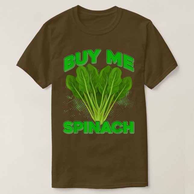 Camiseta Comprar Me Spinach Planta Vegetarianos Vegetariano (Diseño del anverso)