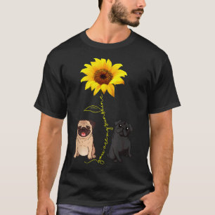 Camiseta Comprar Pug Lindo Mi Girasol De Sol 452