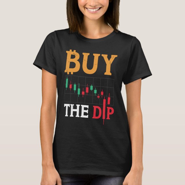Camiseta Comprar The Dip Criptomoneda Blockchain Comerciant (Anverso)