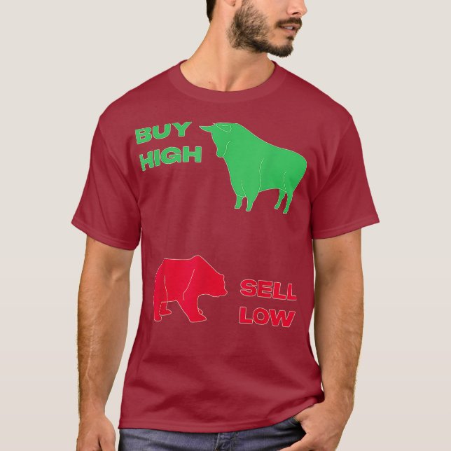 Camiseta Comprar tiendas de valores de baja calidad (Anverso)