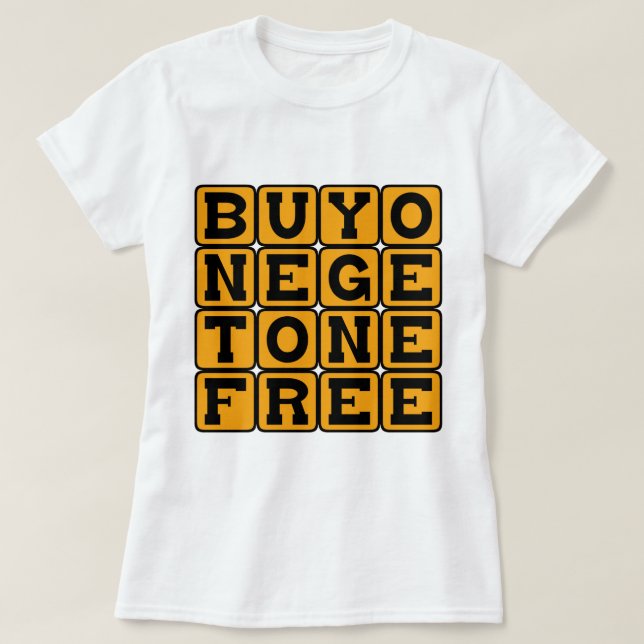 Camiseta Comprar Uno Obtener Uno Gratis, Embarazada De Geme (Diseño del anverso)