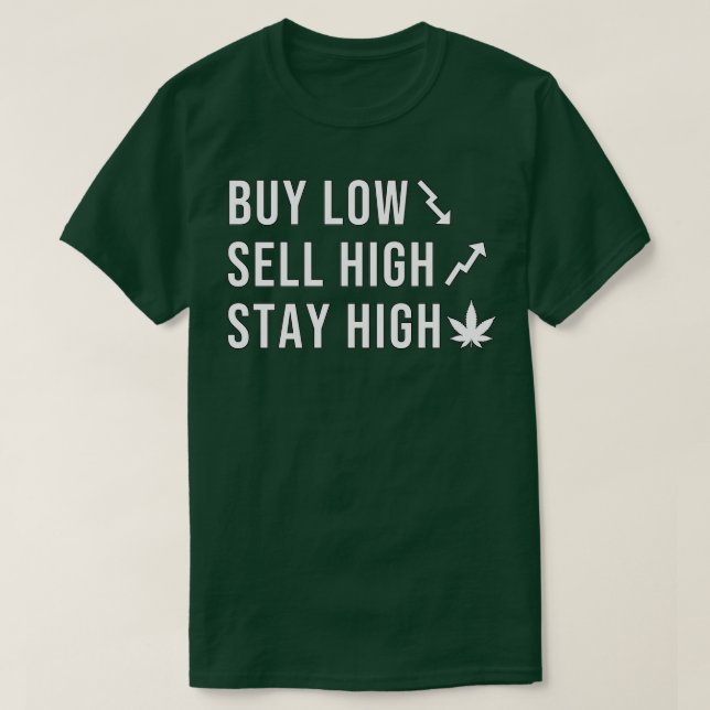 Camiseta Comprar venta baja alta estancia (Diseño del anverso)