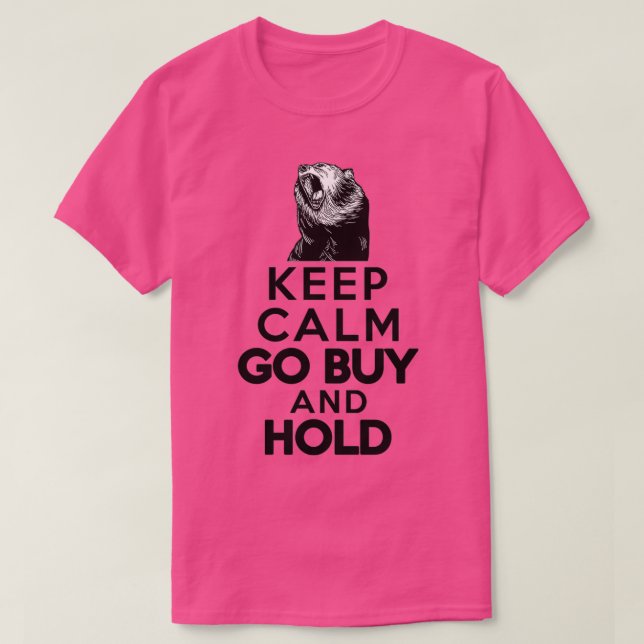 Camiseta Comprar y mantener 3 (Diseño del anverso)