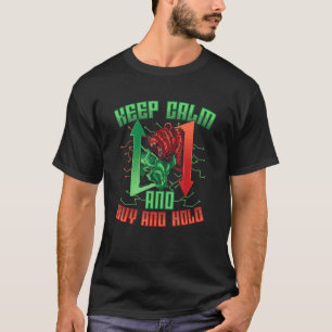 Camiseta Comprar Y Sostener El Alza Del Mercado De Valores