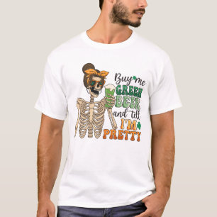 Camiseta Comprarme cerveza verde San Patricio
