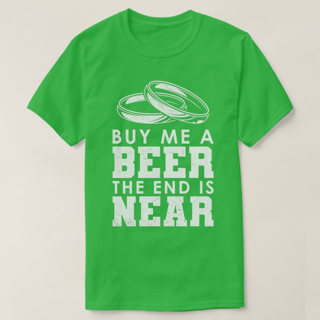 Camiseta Comprarme una cerveza (Diseño del anverso)