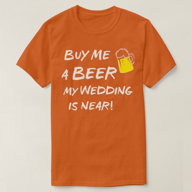 Camiseta comprarme una cerveza 3 (Diseño del anverso)