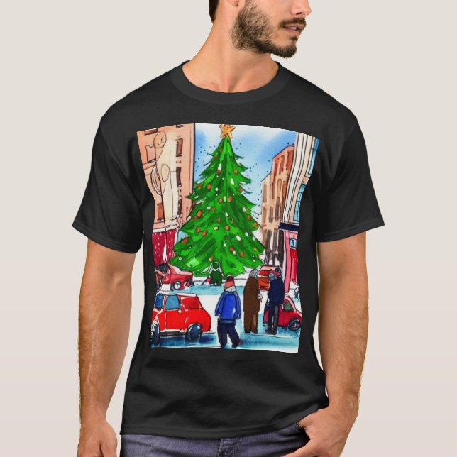 Camiseta Compras de navidades (Anverso)