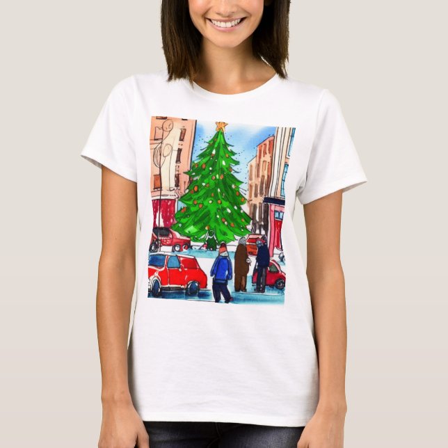 Camiseta Compras de navidades (Anverso)
