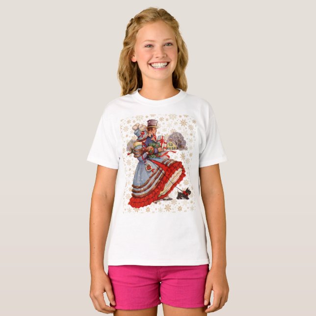 Camiseta Compras de Navidades de vacaciones (Anverso completo)