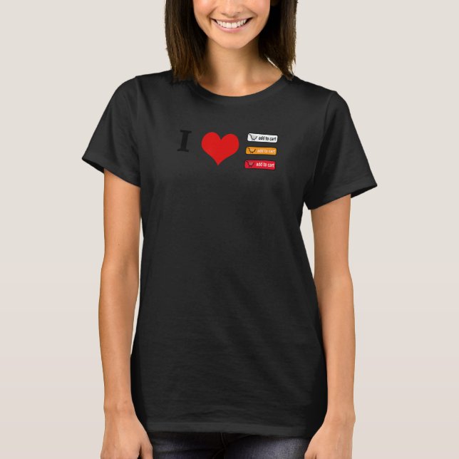 Camiseta Compras en línea   (Anverso)