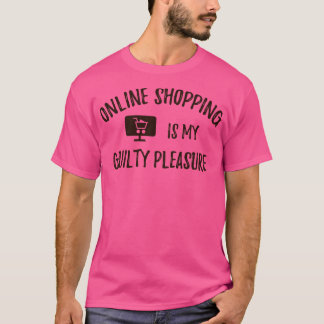 Camiseta Compras en línea es mi placer culpable 1