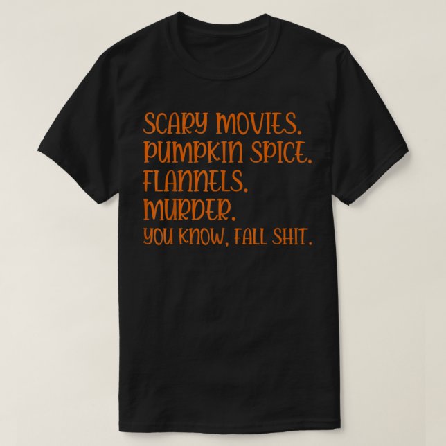 Camiseta Cómprate de calabaza divertida caen hombres mujere (Diseño del anverso)