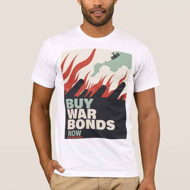 Camiseta Compre Bonos de Guerra Ahora. (Anverso)