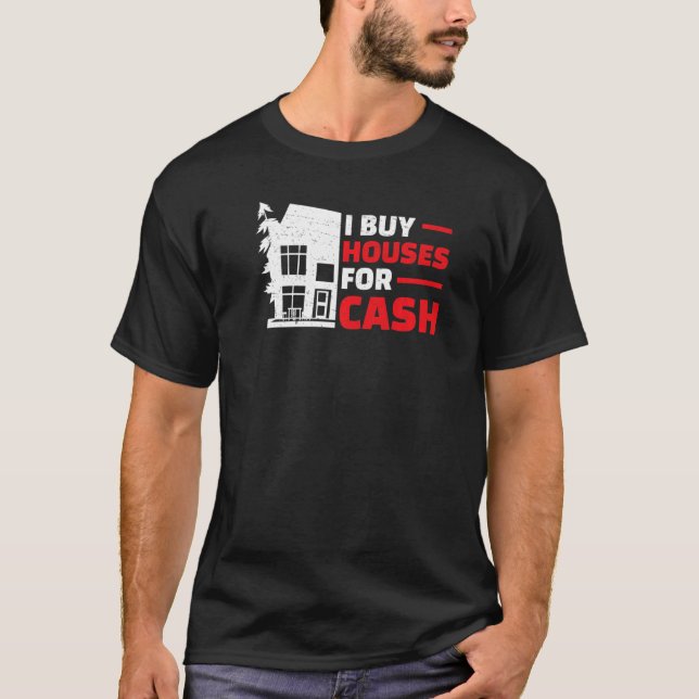 Camiseta Compré Casas Inmobiliarias Flotando Humor Casa Fli (Anverso)