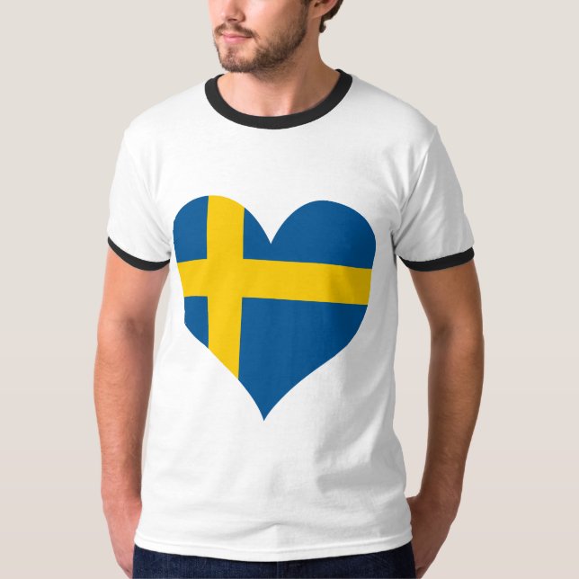 Camiseta Compre la bandera de Suecia (Anverso)