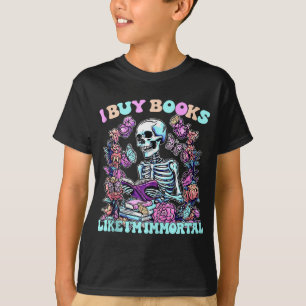 Camiseta Compré Libros Como Mi Inmortal Bastón De Lector De