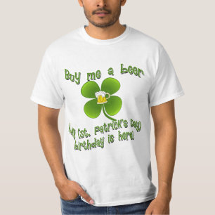 Camiseta Cómpreme una cerveza que mi Birlthday está aquí