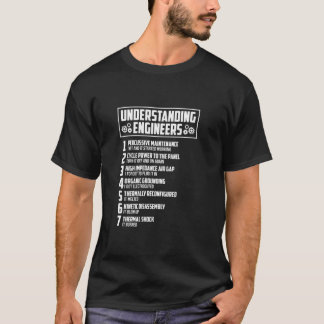 Camiseta Comprender a los ingenieros en una ingeniera sarcá