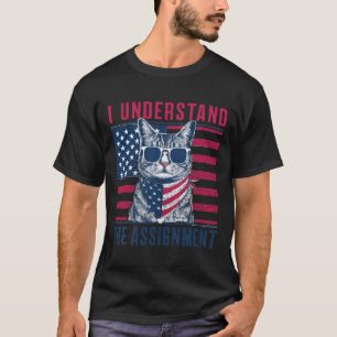 Camiseta Comprender El Ignorante Gato Infantil Kamala Harri