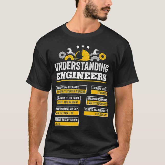 Camiseta Comprender el regalo de ingeniería divertida (Anverso)