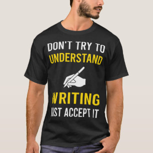 Camiseta Comprender escritor de escritura