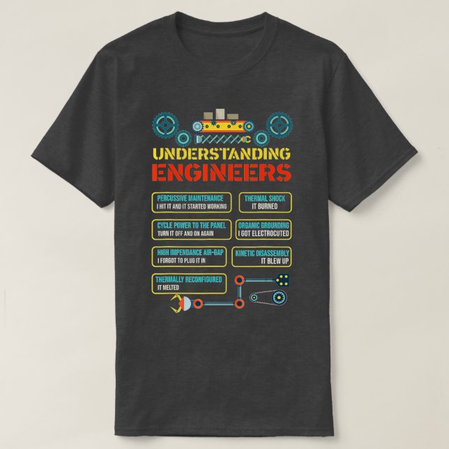 Camiseta Comprender la ingeniería divertida de los ingenier (Diseño del anverso)
