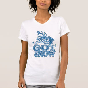 Camiseta Comprender la nieve con problemas azules