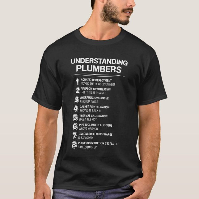 Camiseta Comprender los plomeros (Anverso)