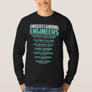 Camiseta Comprensión de Ingenieros Eng Mecánico Sarcástico
