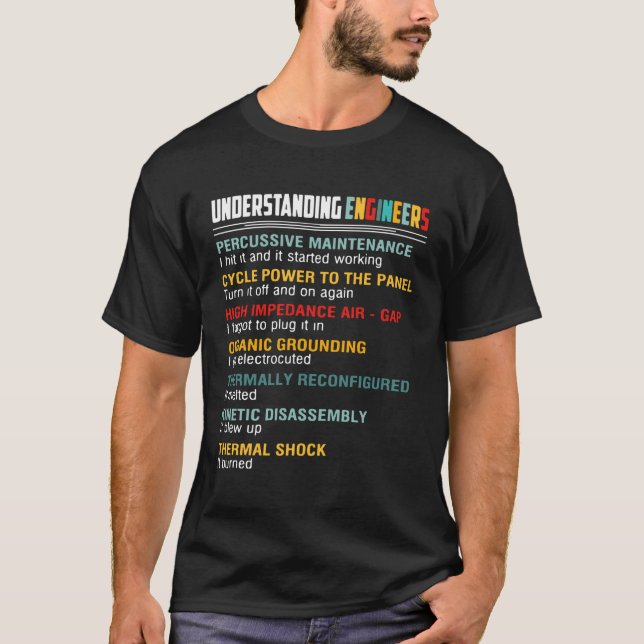 Camiseta Comprensión de la diversión de mantenimiento percu (Anverso)