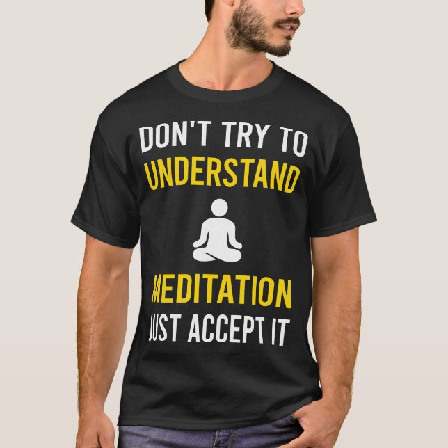 Camiseta Comprensión Meditate Zen (Anverso)
