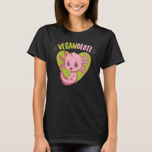 Camiseta Comprimido Axolotl Vegan Dieta Veganolotl Basado E