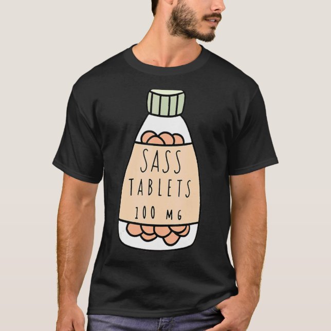 Camiseta Comprimidos de Sass 100 mg (Anverso)